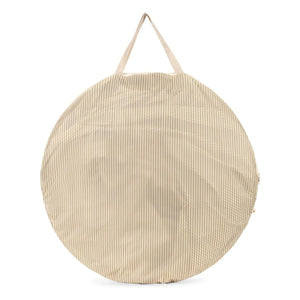 Konges Sløjd - Tienda de playa plegable Tea Stripe | Beige