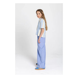 Smallable Kid - Paloma Pantalones de pernera ancha | Azul claro