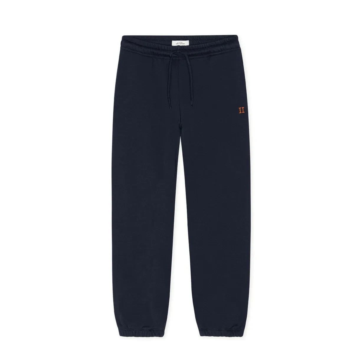 Les Deux - Pantalón jogger con logo en contraste, algodón orgánico | Azul marino