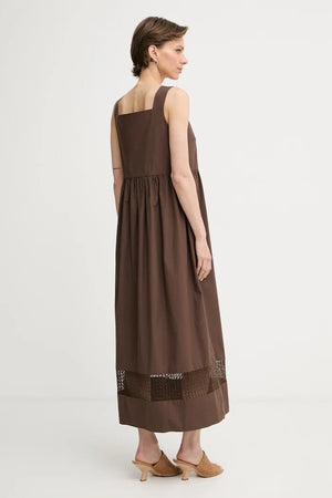 Weekend Max Mara vestido de algodón GOLA