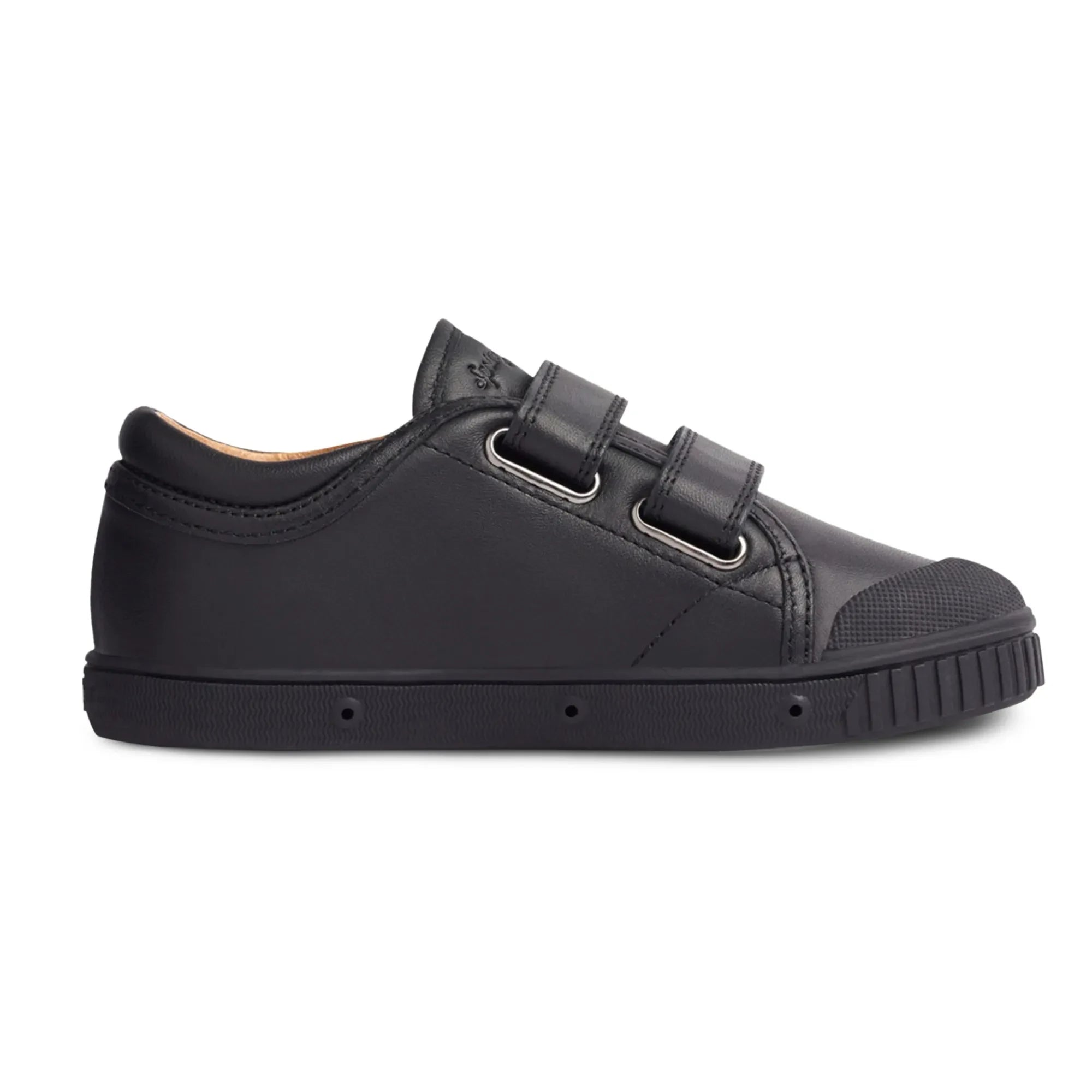 Spring Court - Zapatillas Deportivas Bajas de Piel Nappa con Velcro G2 | Negro