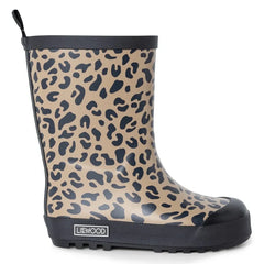 Liewood - Botas de lluvia Mason Leopardo | Marrón