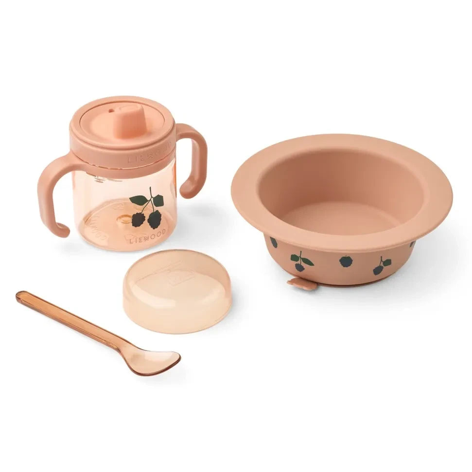 Liewood - Set de Comedor Becket | Berry/Pale Tuscany