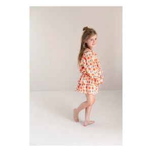 Jenest - Blusa Emmy Oiseaux de algodón orgánico | Melocotón