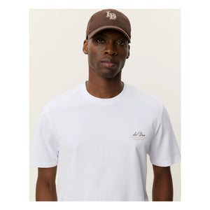Les Deux - Camiseta de algodón orgánico Ben Globe | Blanca