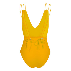 Anja Paris - Traje de baño de una pieza Le Piccolo | Amarillo