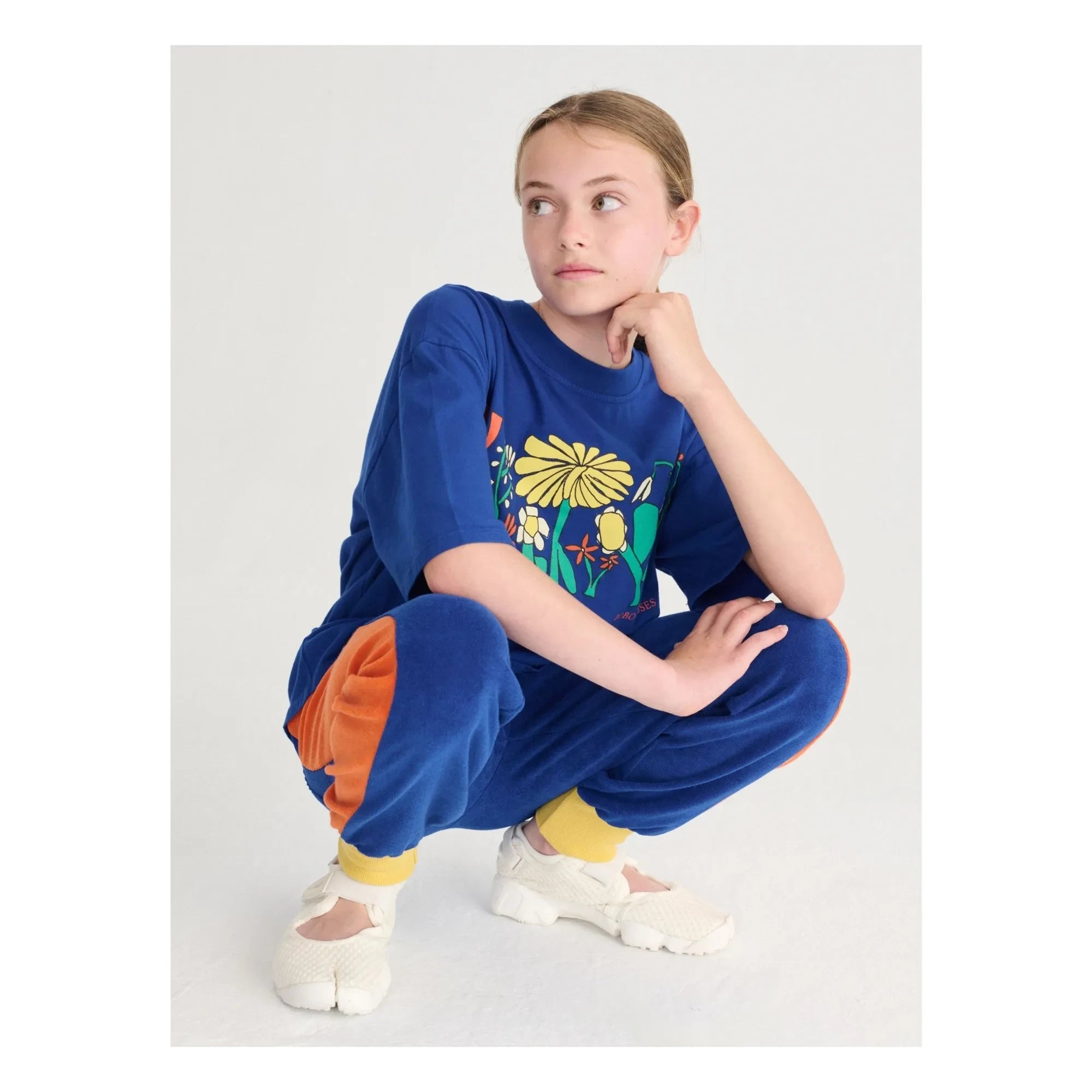 Bobo Choses - Camiseta de algodón orgánico Herbalist | Azul real