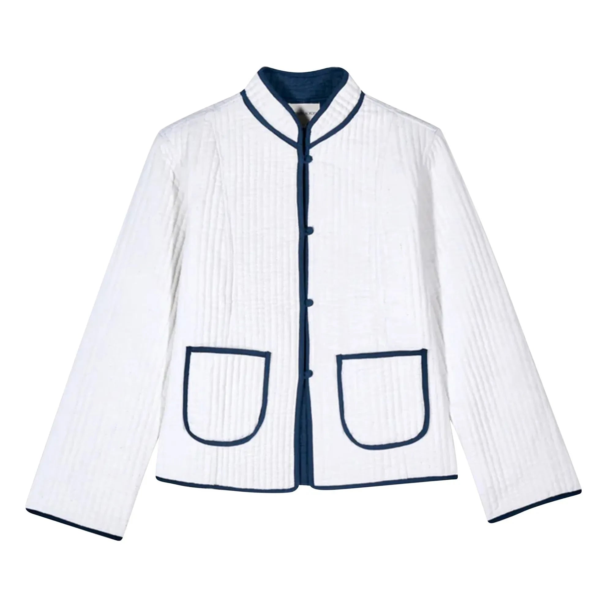 Maria de la Orden - Chaqueta de algodón Fittonia | Azul marino
