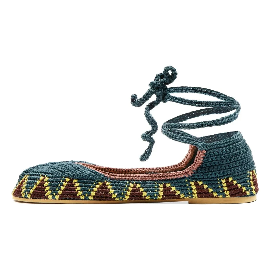 Kashura - Bailarinas planas azul pavo real | Peacock blue