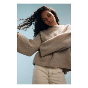 Nitah - Jersey de Alpaca Nina | Marrón