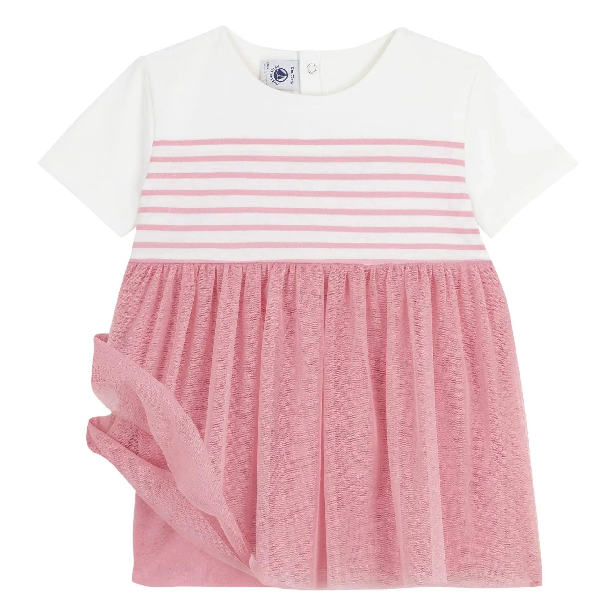 Petit Bateau - Vestido Barlotta de algodón orgánico | Rosa