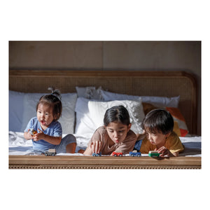 Plan Toys - Mini Vehículos de Madera - Set de 5