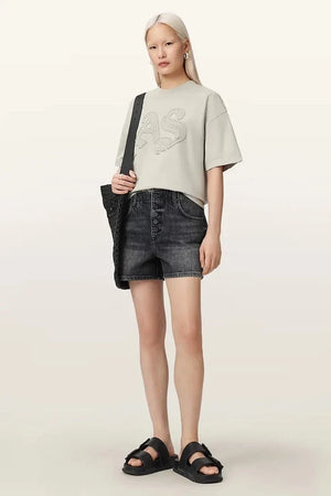 Camiseta de algodón para mujer AllSaints INSIGNIA