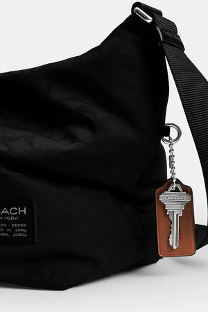 Coach Bolso de lona para hombre Leo Crossbody