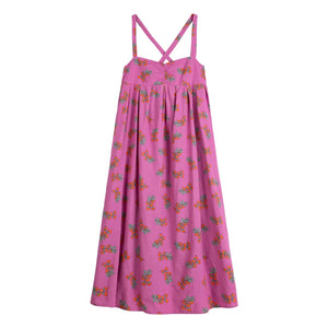Bobo Choses - Vestido de algodón orgánico Juicy Tomatoes | Morado