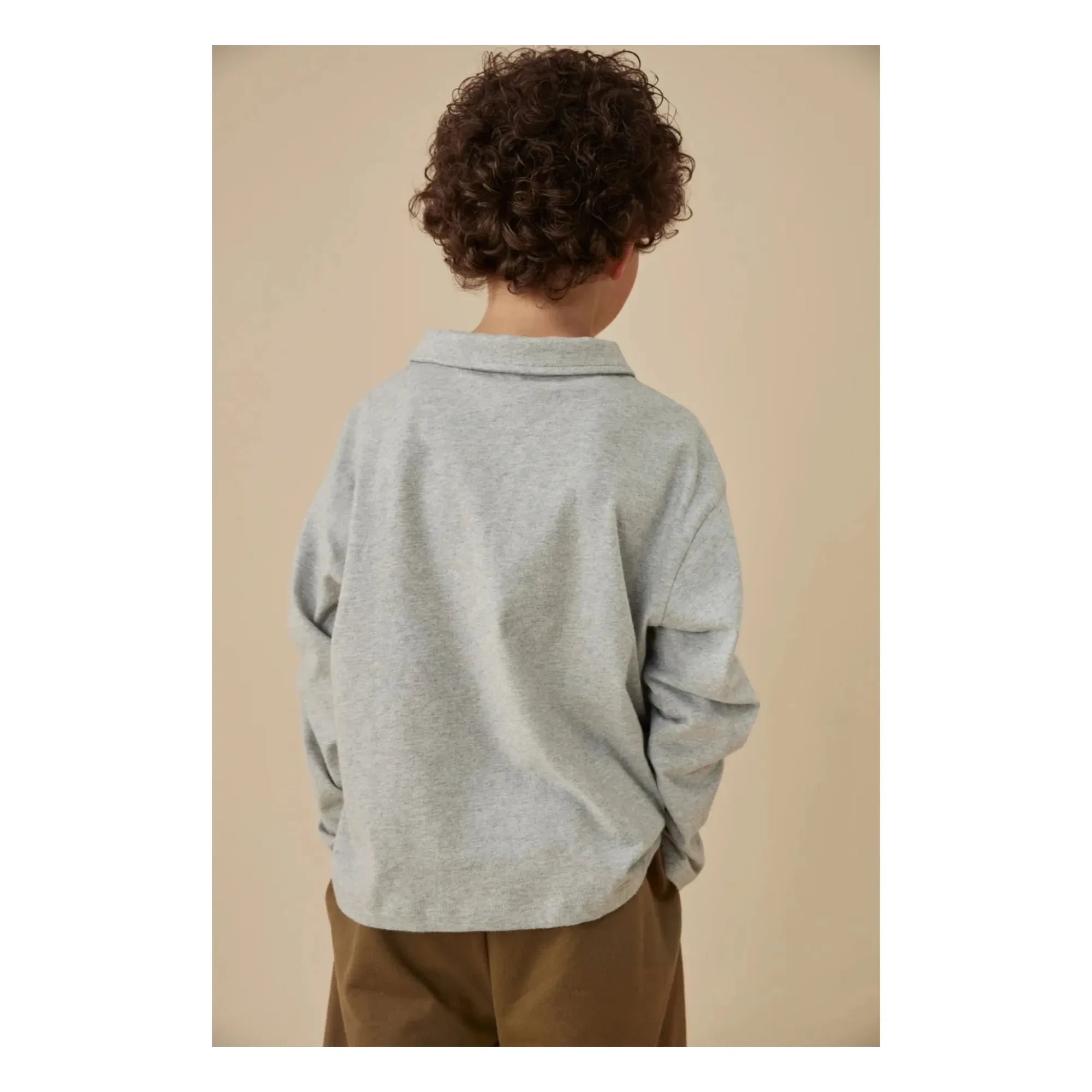 Gray Label - Polo de algodón orgánico | Gris