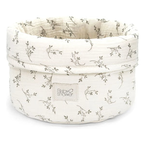 Babyshower - Cesta de almacenamiento Oliver Bloom | Crudo