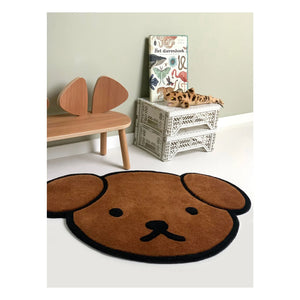 Maison Deux - Alfombra de oso Snuffy Miffy | Marrón