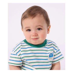 Petit Bateau - Camiseta Rayas | Blanco