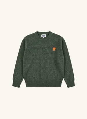 Hundred Pieces - Suéter de lana merino Mika | Haki