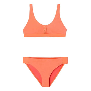 Lison Paris - Bañador de 2 piezas Acapulco Fibras Recicladas | Coral