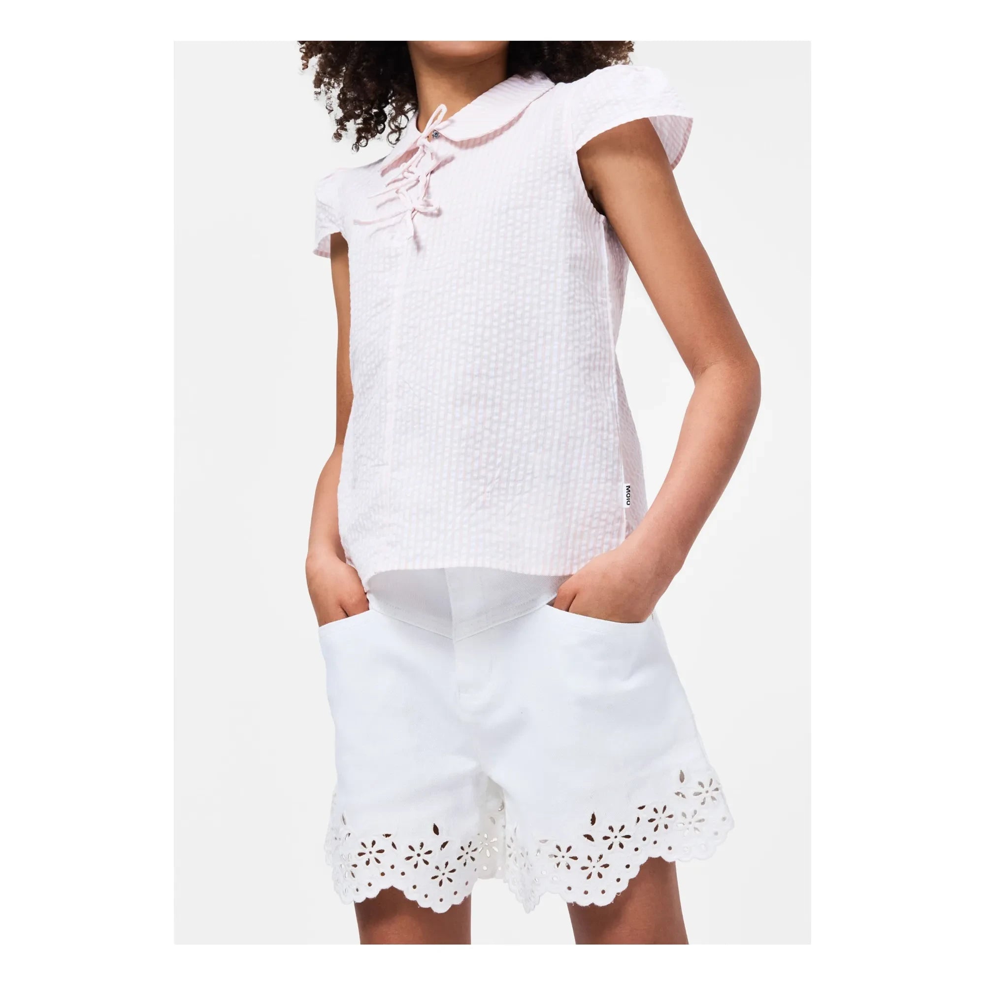 Molo - Adalyn Pantalones Cortos de Mezclilla | Blanco