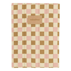 Nobodinoz - Funda de libro sanitario Hyde Park Mosaic | Rosa