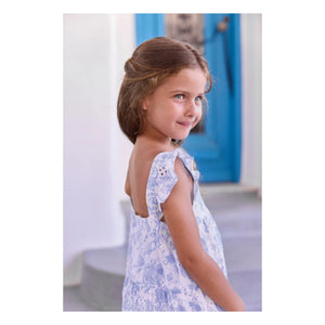 Tartine et Chocolat - Vestido Bordado Floral | Blanco