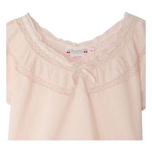 Bonpoint - Blusa de algodón orgánico Leana | Rosa empolvado