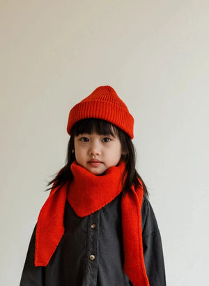 Hvid - Fonzie Gorra de Merino | Rojo