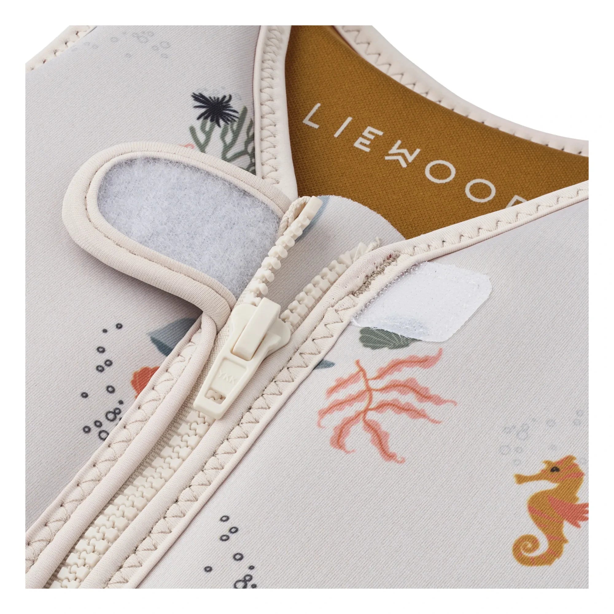 Liewood - Chaleco de natación con criaturas marinas/arena