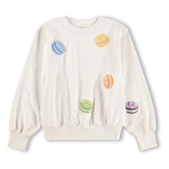 Molo - Sudadera Marge Macarons Algodón Orgánico | Blanco