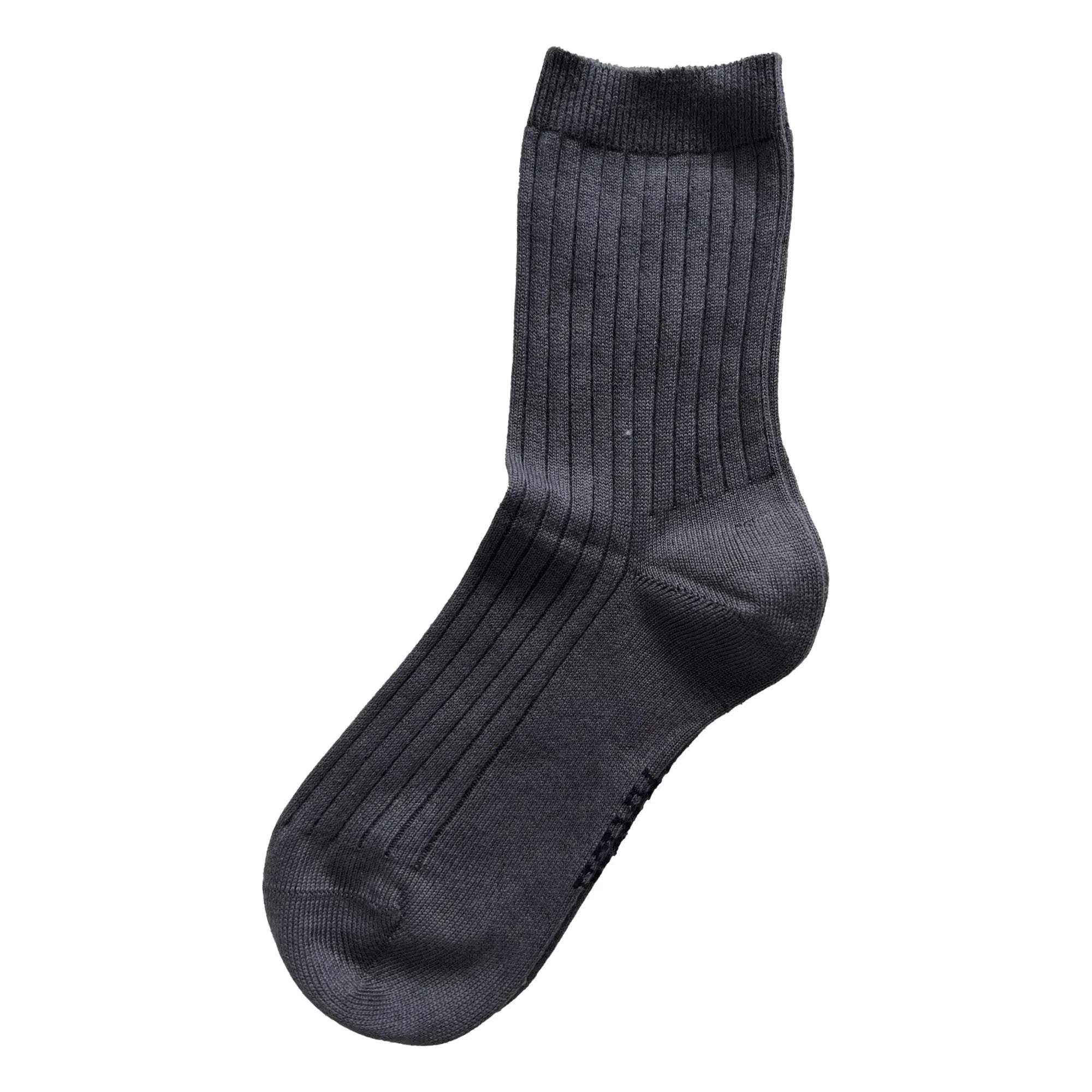 Holmm - Calcetines de cachemir calados Max | Gris carbón