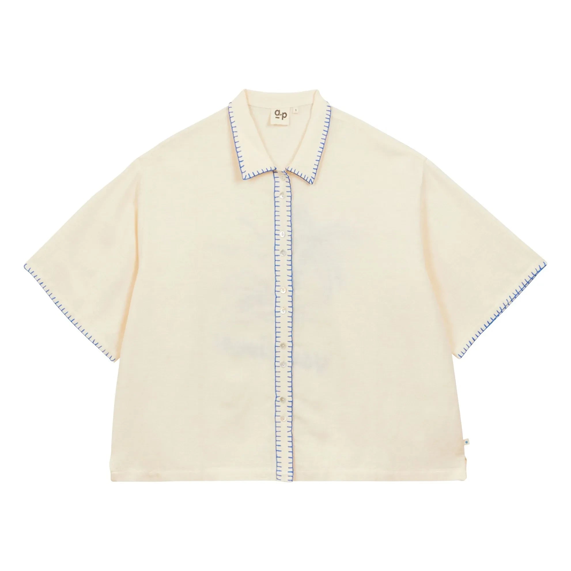 a.p - Vacaciones camisa de algodón | Crudo