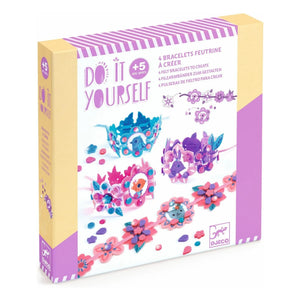 Djeco - Kit DIY - Crea pulseras de fieltro