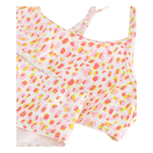 Petit Bateau - Bañador de lunares | Blanco
