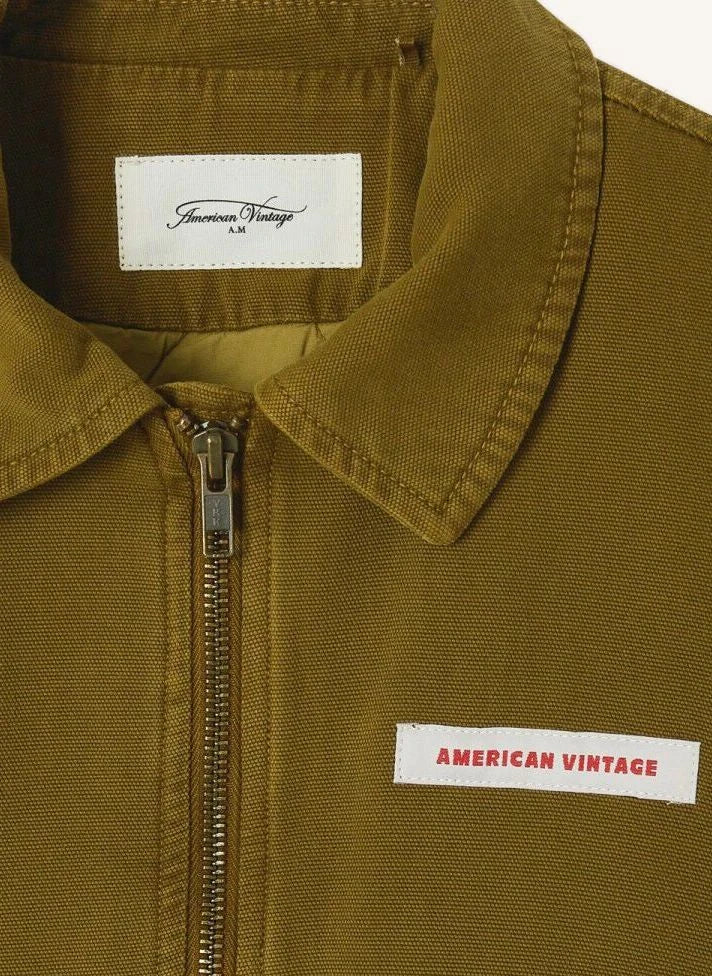 American Vintage - Chaqueta Lycaz con cremallera | Verde