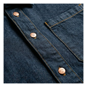Finger in the nose - Camisa vaquera Harper | Azul oscuro
