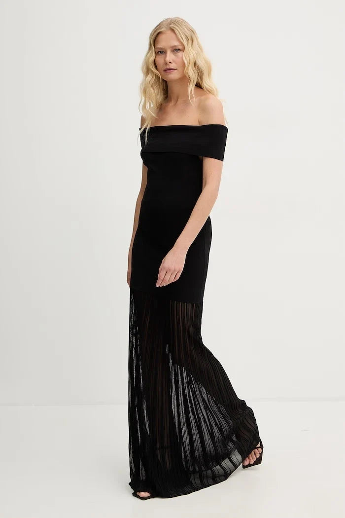 Vestido de viscosa con hombros descubiertos MICHAEL Michael Kors
