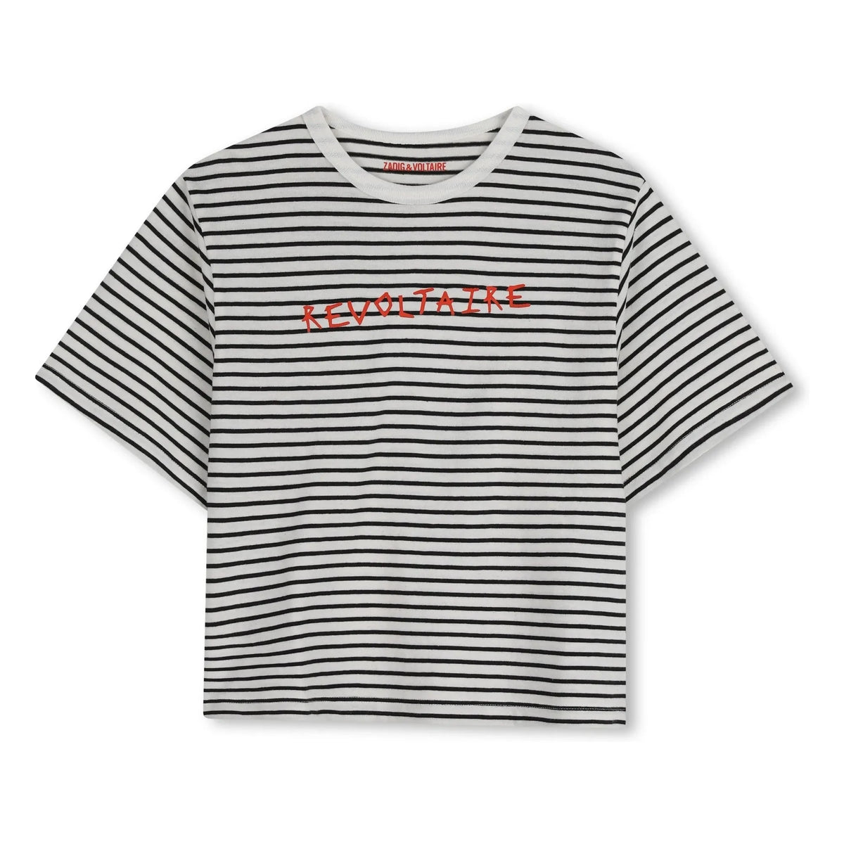 Zadig & Voltaire - Camiseta Revoltaire Rayas | Crudo