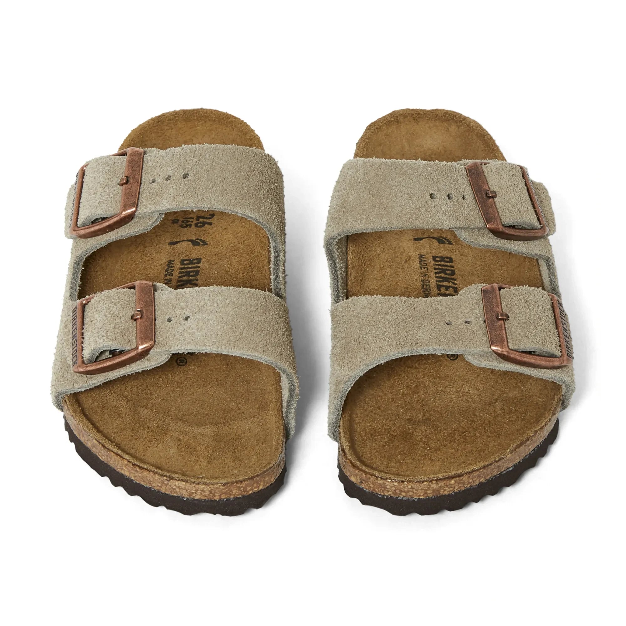 BIRKENSTOCK - Sandalias de ante Arizona | Marrón topo