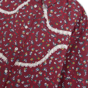 La nueva sociedad - Camisa Bordeaux Bloom