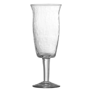 Bloomingville - Juego de 4 copas de vino Asha de vidrio reciclado | Transparente
