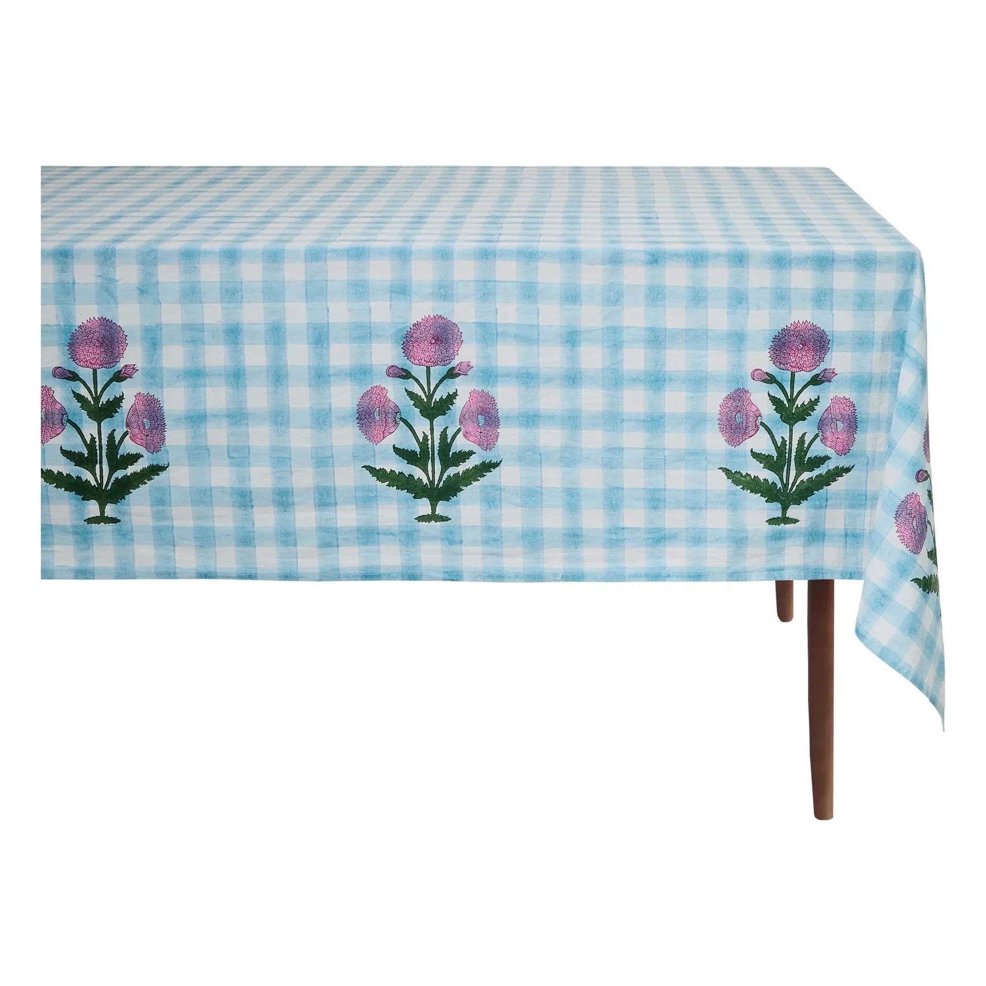 Doing Goods - Mantel de cuadros Iris | Azul