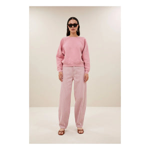 Sudadera de algodón orgánico By Bar - Carrie | Rosa empolvado