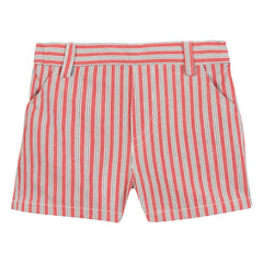 Tartine et Chocolat - Shorts de rayas | Rojo