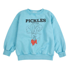 Bobo Choses - Sudadera de algodón orgánico Pickles | Azul claro