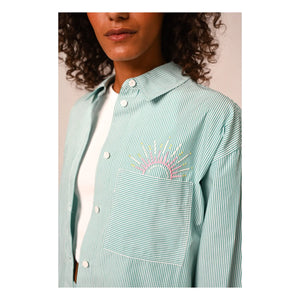 Sacrécoeur - Andrea Inti Camisa popelina | Verde