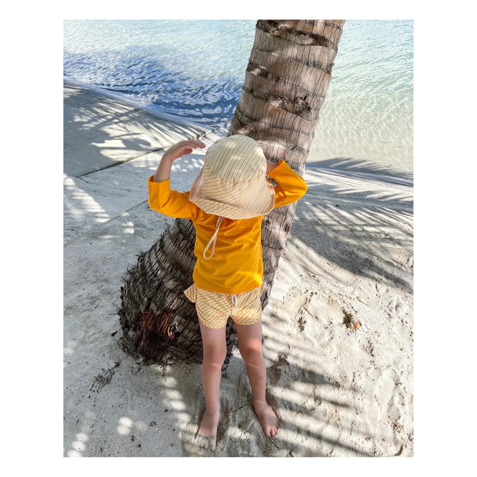 Ina Swim - Bob Vali a rayas | Naranja