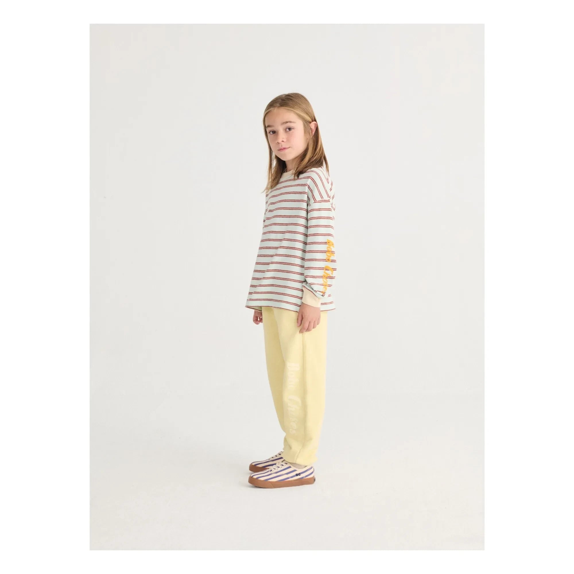 Bobo Choses - Camiseta a rayas | Azul claro